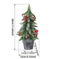 thumbnail image 2 of TIELUTT Ochine Mini Christmas Tree Christmas Decorations Neck Xmas Tree Tabletop Ornament Set with Topper Elegant Christmas Decorations Shatterproof Ornament Set Christmas Three Decorations Matrix Or, 2 of 2