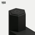 thumbnail image 6 of VIGO Nova Button Operated Single-Hole Bathroom Faucet in Matte Black, 6 of 14