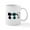White, variant on CafePress - Snoopy Silhouette Mug - 11 oz Ceramic Mug - Novelty Coffee Tea Cup