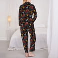 thumbnail image 6 of Goofa Monster Truck Printed Women’s 2 Piece Pajama Set Super,Pajamas Women's Long Sleeve Sleepwear Soft Button Down Loungewear Pjs Lounge Set Nightwear-X-Large, 6 of 9