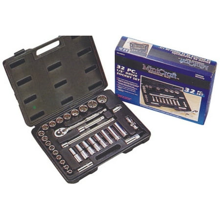 

Vulcan TS1032 Socket Wrench Set 32 Piece Fractional 1/2 Inch Maxi Drive