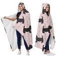 thumbnail image 2 of Wearable Blanket,Scottish Terrier Hooded Wearable Flannel Blanket for Adults & Teens,Winter Poncho Shawl Wrap Cape Cozy Anti-Pill,60"x80", 2 of 5