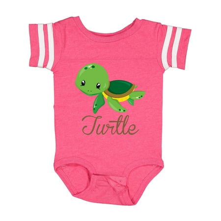 

Inktastic Little Turtle Boys or Girls Baby Bodysuit