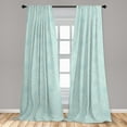 thumbnail image 5 of Ambesonne Turquoise Curtains, Hand Drawn Dahlia, Pair of 28"x95", Pale Blue, 5 of 5