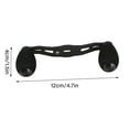 thumbnail image 7 of Fishing Fishing Reel Handle Carbon Baitcasting Fishing Reel Handle Trolling Reel Handle Left Right  Reel Handle Reel Crank Accessory, 7 of 7