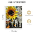 thumbnail image 2 of Nawypu Sunflower Butterfly Canvas Wall Art -Modern&nbsp;Artwork Prints Sunflower wall Decor -Living Room Bathroom Bedroom Office Home Wall Decor -Ready to Hang, 2 of 5