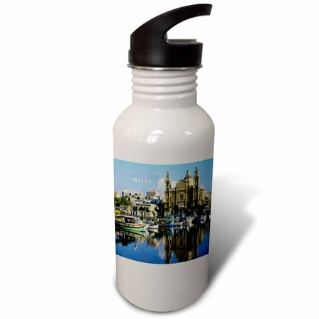 

Boats Docked In Malta 21 oz Sports Water Bottle wb-61907-1