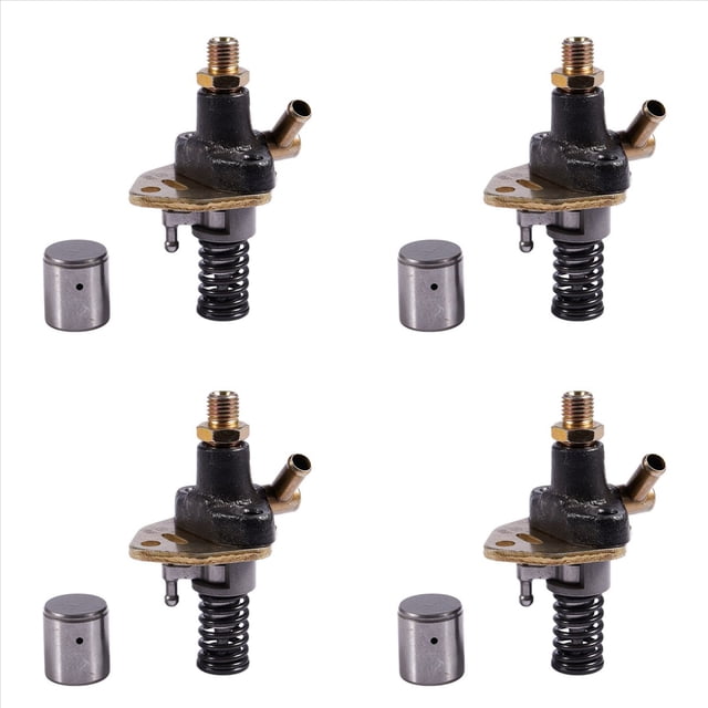 4X para 186F Bomba de InyeccióN de Combustible Sin VáLvula Solenoide para 186 186F 10HP Bomba de Aceite del Motor Accesorios del TimóN