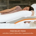 thumbnail image 4 of MedCline Reflux Relief System - Bed Wedge Pillow for Acid Reflux & GERD Relief, Full Body Pillow - Arm Hole Pocket & Incline Sleep Position - Small - 5'4" & Below, 1 Ct, 4 of 9