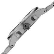 Mens Swiss Quartz Multifunction Silver-Tone Bracelet Watch