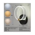 thumbnail image 2 of Lámpara Arbotante Espejo Dormitorio Pared Baño 3 Colores Luz, 2 of 6