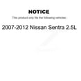 thumbnail image 2 of Transit Auto Front Hub Bearing Assembly Lower Ball Joint Outer Inner Tie Rod & Sway Bar Stabilizer Link Kit (10Pc) for Car 2007-2012 Nissan Sentra 2.5L - Left Right Side (Driver Passenger) K7T-108698, 2 of 11