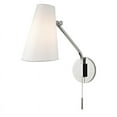thumbnail image 2 of Hudson Valley Lighting 6341 Patten 1 Light 16" Tall Wall Sconce - Nickel, 2 of 2