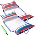 thumbnail image 1 of Hamacas flotantes para piscina FinduWill XL, paquete de 2 hamacas inflables, 1 of 7