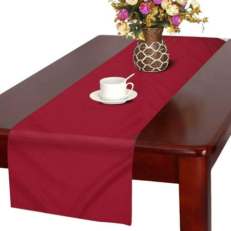 Huge Christmas Gift MKHERT Santa Claus Pulling Huge Bag of Gifts Funny Christmas Theme Table Runner Home Decor for Home Kitchen Dining Wedding Party 16x72 Inch ()