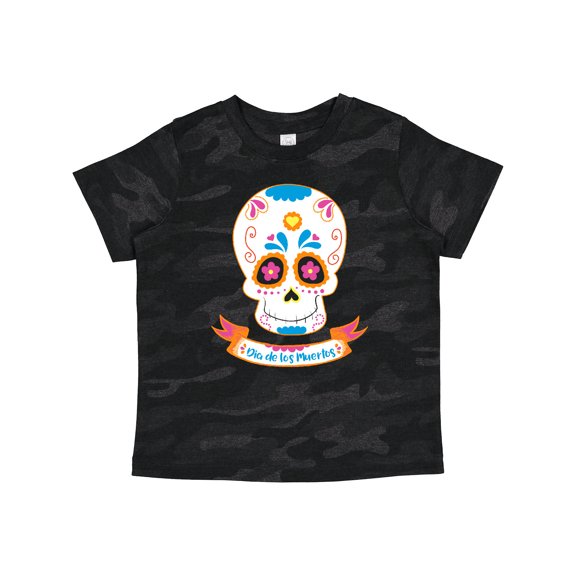 Inktastic Day of the Dead Skull Boys or Girls Toddler T-Shirt