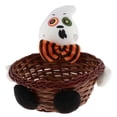thumbnail image 4 of Canasta Yotijar Cesta del caramelo de Halloween Blanco, 4 of 6