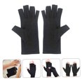 thumbnail image 6 of SOPOTUTU 1 Pair Black Protective Riding Gloves UV Breathable Comfortable for Hiking Driving Outdoor Activities, 6 of 8
