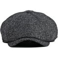thumbnail image 6 of CoCopeaunts Newsboy Hats for Men Autumn Winter Hat Thick Warm Octagonal Newsboy Cap Retro Artist Painter Beret Hat Flat Ivy Cap, 6 of 7