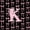 Black Pink K, variant on Manfei Girls Kawaii Bow Personalized Initial K Black Out Curtains,Vintage Polka Dots Curtains Pack of 2 (42x63 Each) for Kids Teens,Ultra Soft Home Decor