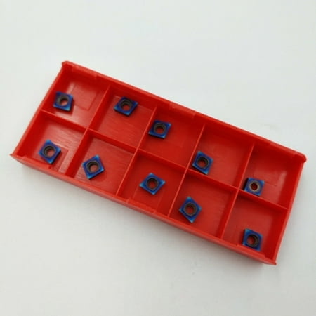 

10x HRC40 2.5mm Blue Nano Coating CCMT060204-HM Carbide Insert CNC Lathe Blade Cutter for steel semi finishing