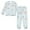 Pastel Doodle Airplanes, variant on Fluffy Pajamas Set Fuzzy Winter Warm Pj Sets Pullover Tops and Long Pants Marine Organisms Small