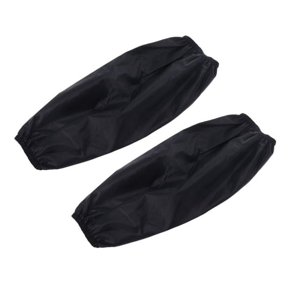 Acahhotxx Over sleeves, PVC Sleeves Covers 1 Pair Waterproof Oilproof Arm Kitchen Dishwashing for Home Kitchen Bowl Dish - Black