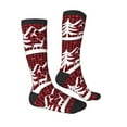 thumbnail image 3 of Bingfone Compression Socks For Women And Men Long Socks For Running Athletic Cycling Nurse-Christmas Buffalo Plaid, 3 of 9