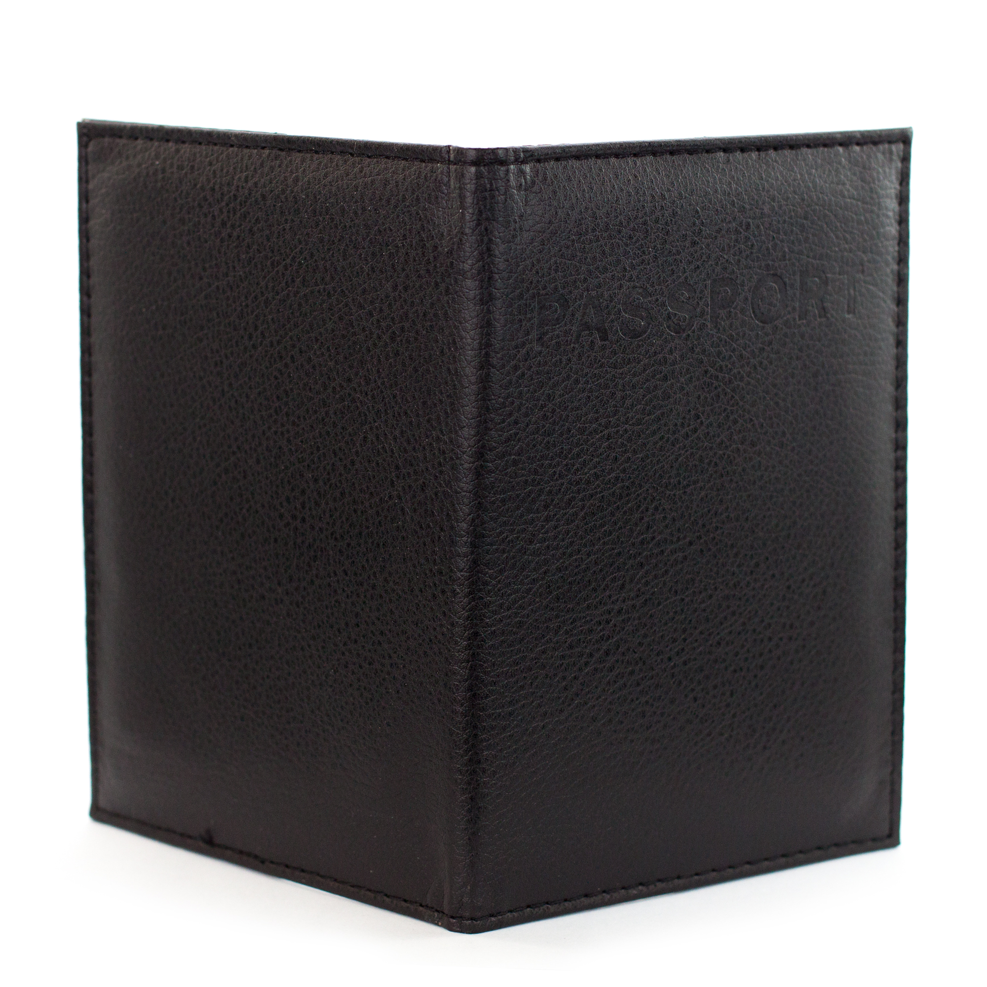 Vegan Leather RFID Blocking Passport Cover, Sturdy, Slim (Black) - image 2 of 4