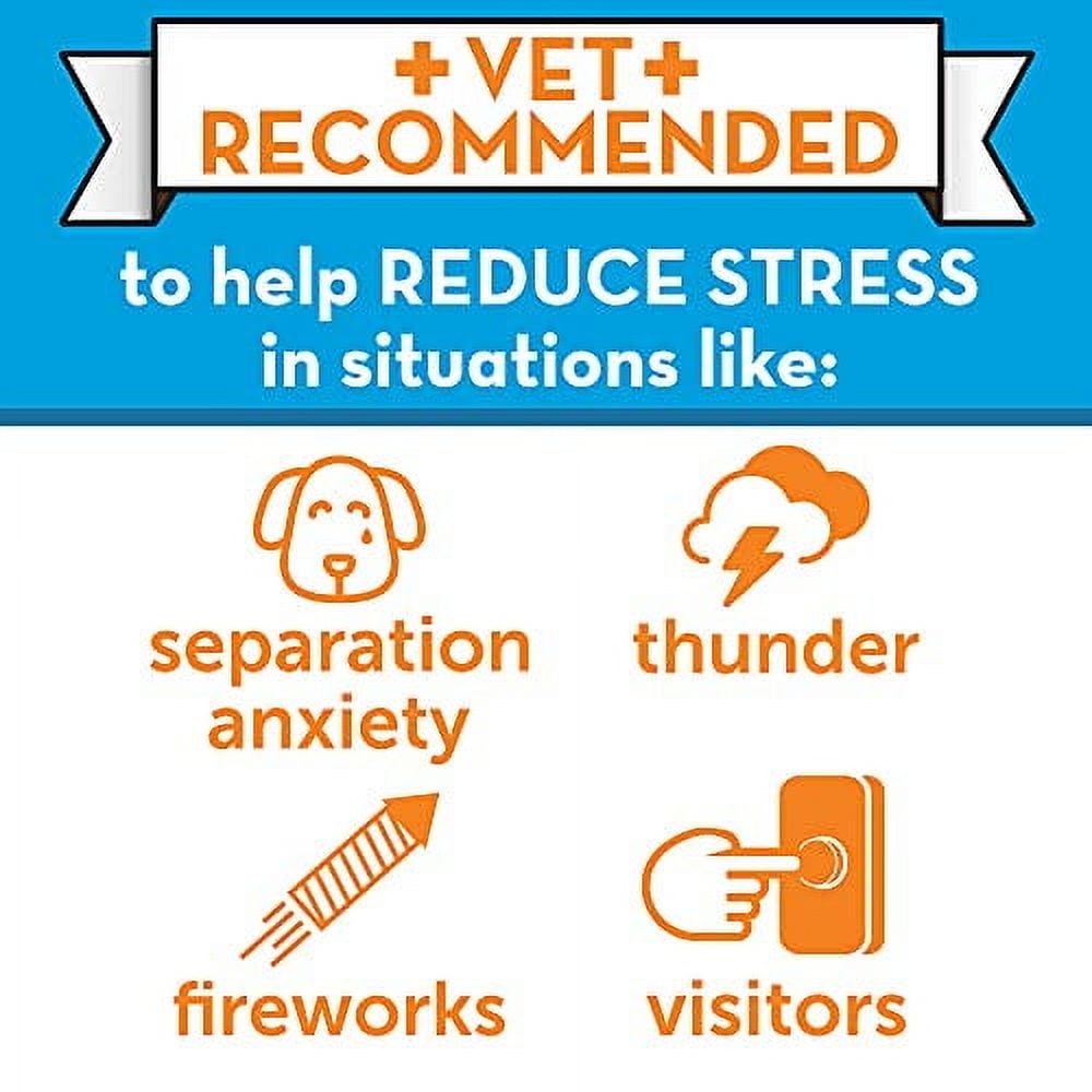 ThunderEase Dog Calming Pheromone Diffuser Kit | Powered by ADAPTIL | Vet Recommended to Relieve Separation Anxiety, Stress Barking & Chewing, and Fear of Fireworks & Thunderstorms (30 Day S
