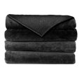 thumbnail image 2 of Sunbeam Electric Heated Throw Blanket Velvet Plush Washable with 3-Heat Setting Auto-Off Controller, Charcoal Black, 2 of 7