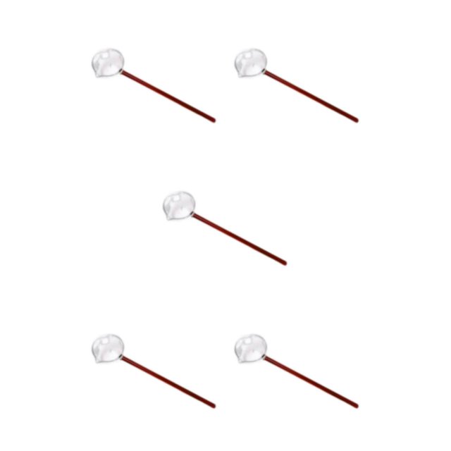 Guardoinrt Ladle Spoon for Cooking Sauces and Gravy in Restaurants Red 252x62mm 5Set