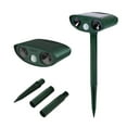 thumbnail image 2 of Repelente ultrasónico de animales para exteriores, resistente a la intemperie y alimentado con energía solar, con luz LED intermitente, 2 of 7