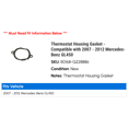 thumbnail image 2 of Thermostat Housing Gasket - Compatible with 2007 - 2012 Mercedes-Benz GL450 2008 2009 2010 2011, 2 of 2