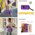 thumbnail image 2 of DISNIMO Halloween Cats Print 2 Piece Hobo Crossbody Bag Sets for Women, Lightweight Clutch Purse with PU Leather Tote Bag for Outdoor Activities, 2 of 4