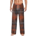 thumbnail image 3 of Styesk Men's Pants Man Fashion Printing Elastic Waist Drawstring Fallow Full Length Pants, 3 of 6
