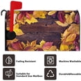 thumbnail image 6 of Fallen Thanksgiving Mailbox Cover Autumn Leaves Harvest Season Wooden Decorative Magnetic Mailbox Covers Standard Size 18x21 Inch Happy Fall Mail Box Wraps Post Letter Box Cover for Garden, 6 of 6