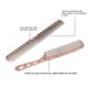 thumbnail image 4 of 2Pcs Salon Hair Comb with Scale Professional Barber Hairdressing Space Aluminum Comb Metal Hair Cutting Comb, 4 of 5