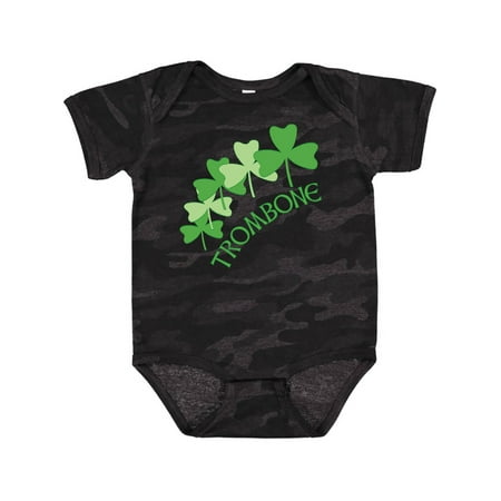 

Inktastic Trombone Shamrocks Arc Gift Baby Boy or Baby Girl Bodysuit