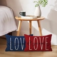 thumbnail image 2 of Decorative Lumbar Pillow Cases All You Need is Love Throw Pillow Covers 12x20 Valentine''s Day Decorations for Sofa/Couch/Porch (Red), 2 of 5
