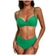 thumbnail image 1 of Trajes de Baño Sexy para las Mujeres Primavera Verano Correa de Color de Dos Piezas Al Aire Libre Beach Split Bikini, 1 of 6