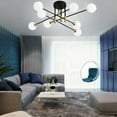 thumbnail image 2 of MONIPA Nordic Chandelier Metal Sputnik Pendant Ceiling Lighting, 2 of 18