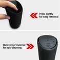 thumbnail image 4 of Tuphregyow 3R Silicone Car Trash Can Mini Car Storage Box Gratis Bucket Cute Car Interior Trash Can Black, 4 of 8