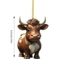 Christmas Cow Ornaments Hanging Cow Decorations Cute Tree Ornaments