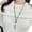Silver, variant on Elegant Peanut Charm Alloy Chain Necklace Adjustable Neckchain Alloy Jewelry For Casual And Formal Occasions