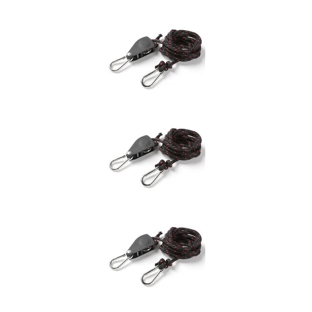 Eigraketly Colgador de trinquete de cuerda Universal para tienda de campaña, accesorio de amarre de polea para habitación, equipo de liberación Type1 NO1