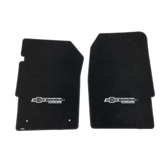 Lloyd Mats Custom Fit Floor Mats for Chevy C/K Pickup 1971-1972 LogoMat 2Pc Set Black
