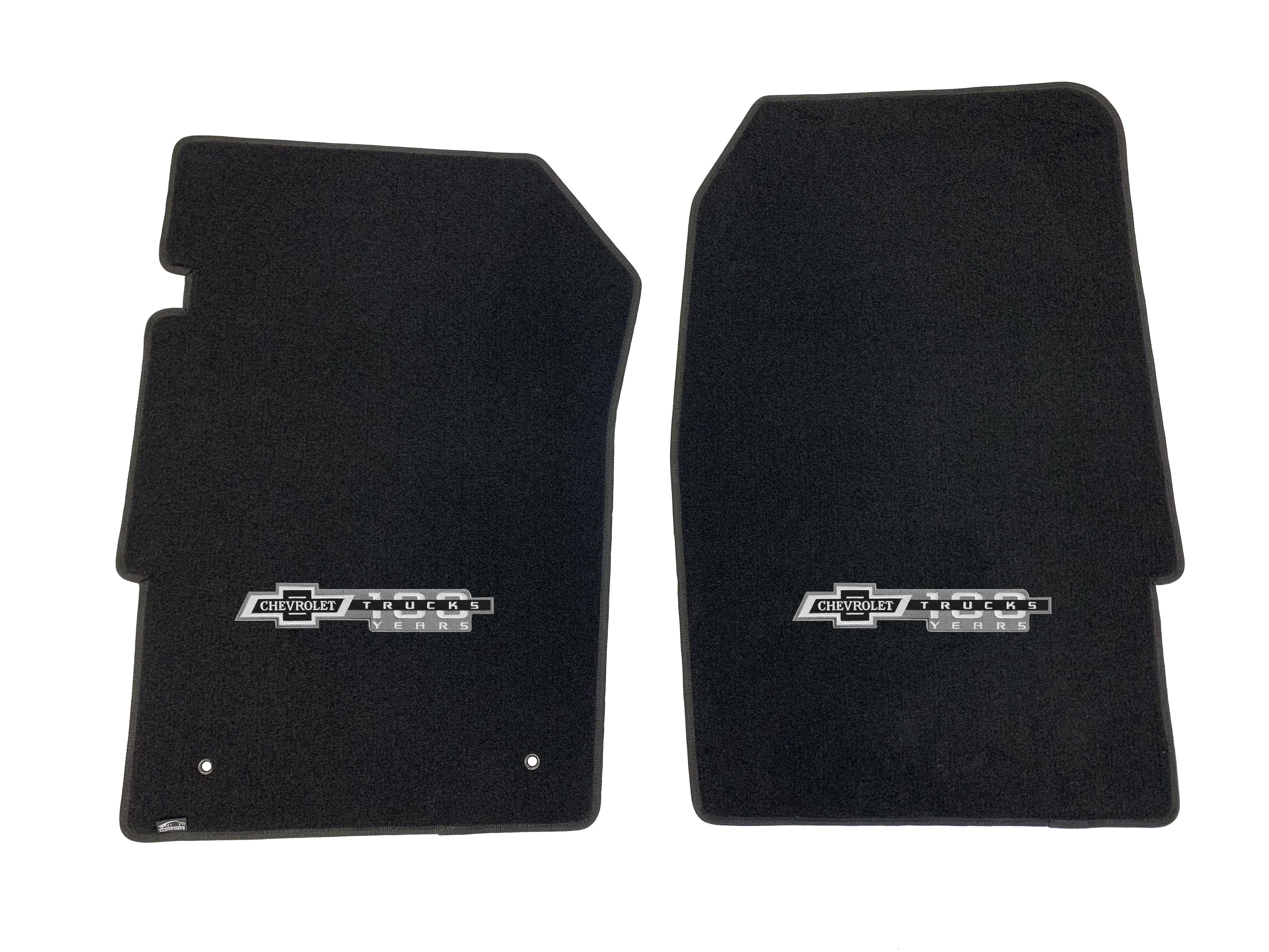 Lloyd Mats CLASSIC LOOP Embroidered Front Floor Mats For 2007-2013 Chevrolet Avalanche - Ebony