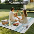 thumbnail image 4 of Coastal Beach Outdoor Rug for Patio/Deck/Porch, Non-Slip Large Area Rug 6 x 9 Ft, Summer Palm Tree Nautical Ocean Seaside Indoor Outdoor Rugs Washable Area Rugs, Reversible Camping Rug Carpet Runner, 4 of 8