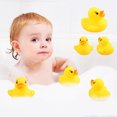 thumbnail image 1 of 5Pcs Bath Toy Squeaky Duck Baby Water Toy Compact Children Hearing Development Toy for Home Bathroom, 1 of 7